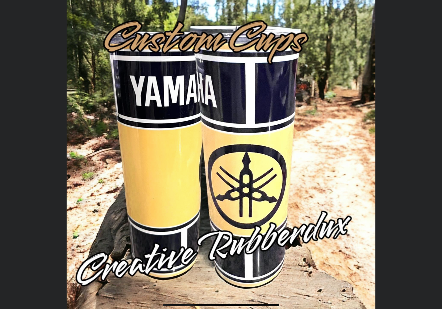 Vintage Yamaha YZ Tumbler Hurricane Hannah