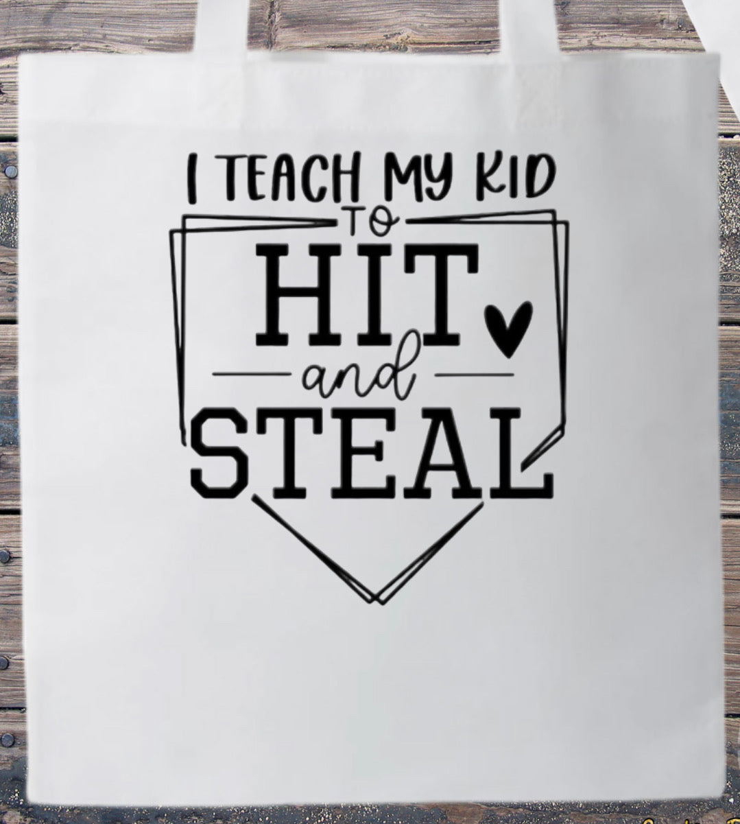 Canvas Tote Baseball Softball Team Mom Baseball Mom